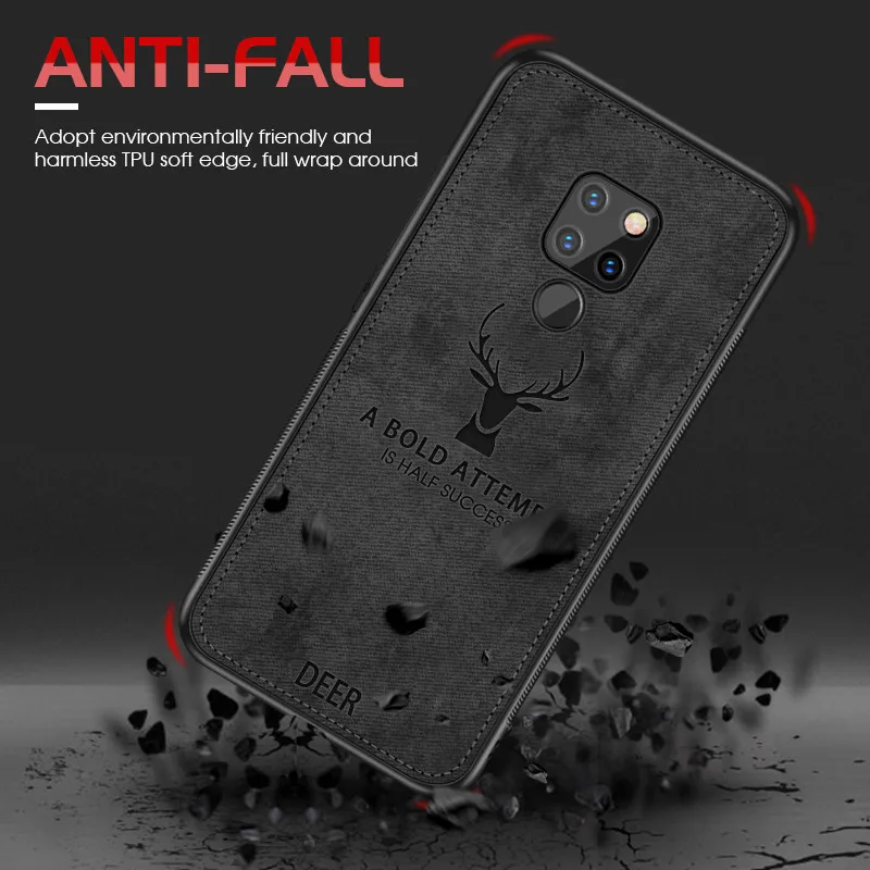 

Soft TPU Cloth Fabric Case For Huawei Y7 Y9 Psmart 2019 Mate 20 P20 Pro P10 Plus Lite Nova 3i 3 4 Honor V20 10 8X 8C 8 9 P8 Lite