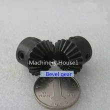Bevel Gear a pair 20T 1.5 Mod M Modulus ratio 1:1 Bore 8mm 45# Steel Right Angle Transmission parts tank model RC car model DIY