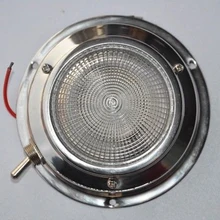 Лодка яхта Caraven дом на колесах 12V светодиодный потолочный светильник из нержавеющей стали " купольный светильник