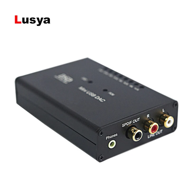 

XMOS XU208 AK4490 DSD1796 Mini USB DAC with Headphone AMP Coaxial DOP Natiw DSD HiFi stereo Amp T0034