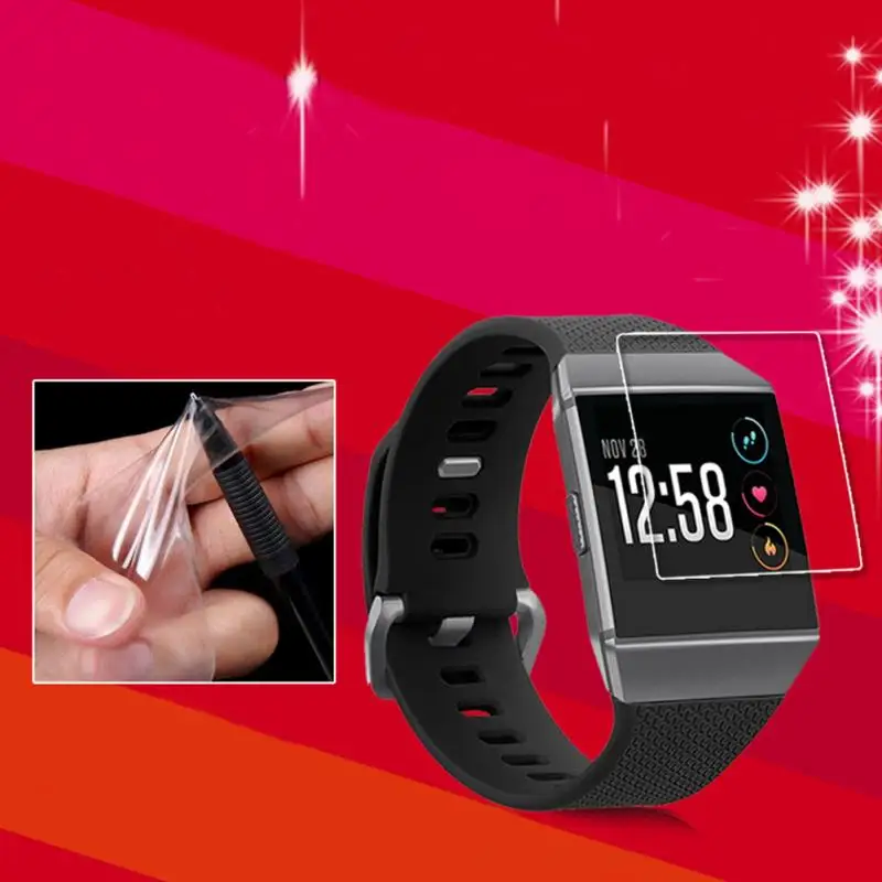 

For Fitbit Ionic Clear Explosion-proof LCD TPU Full Cover Screen Protector Film