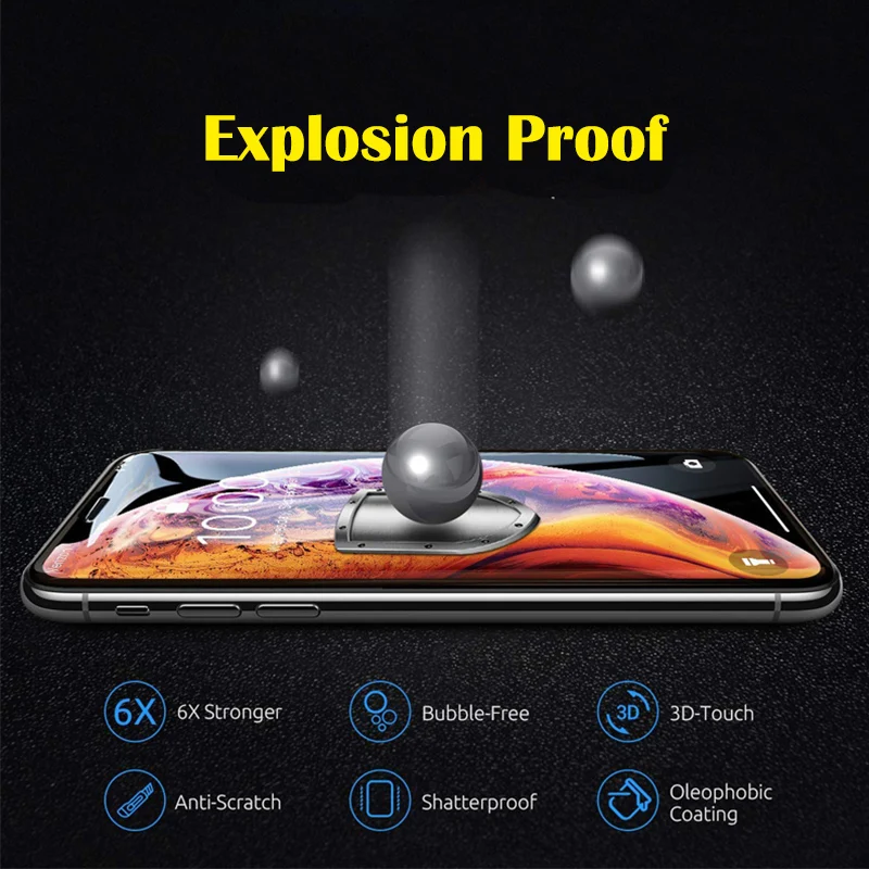 2 шт protecive стекло для iphone x s max xs xr r mas i phone ifone Закаленное Защитная пленка экрана