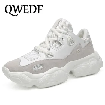 

QWEDF 2019 New Shoes Men Sneakers Comfortable shoes High Quality Breathable men Vulcanized shoes masculino adulto X5-94