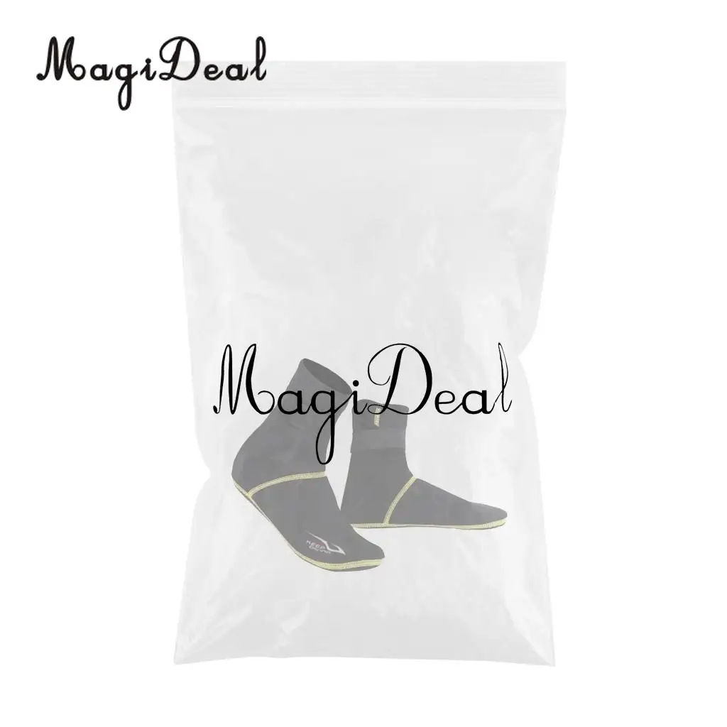 MagiDeal Neoprene Snorkeling Shoes Scuba Diving Socks Beach Boots Wetsuit Prevent Scratches Warming Anti-Slip Swimming Socks
