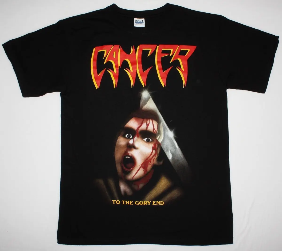 

CANCER TO THE GORY END DEATH DISINCARNATE OBITUARY DEICIDE NEW BLACK T-SHIRT cheap tee Cheap wholesale tees