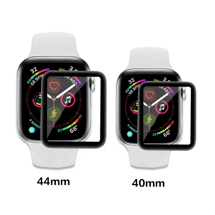 Iwatch полный покрытый 3D изогнутый протектор экрана из закаленного стекла для Apple