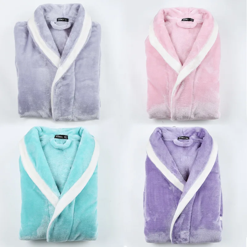 Women's Robe Warm Sexy Winte Bathrobe Women Cotton Robe Women's Bathrobe Dressing Gowns For Women Home Gowns Sleepwear Clothes 16