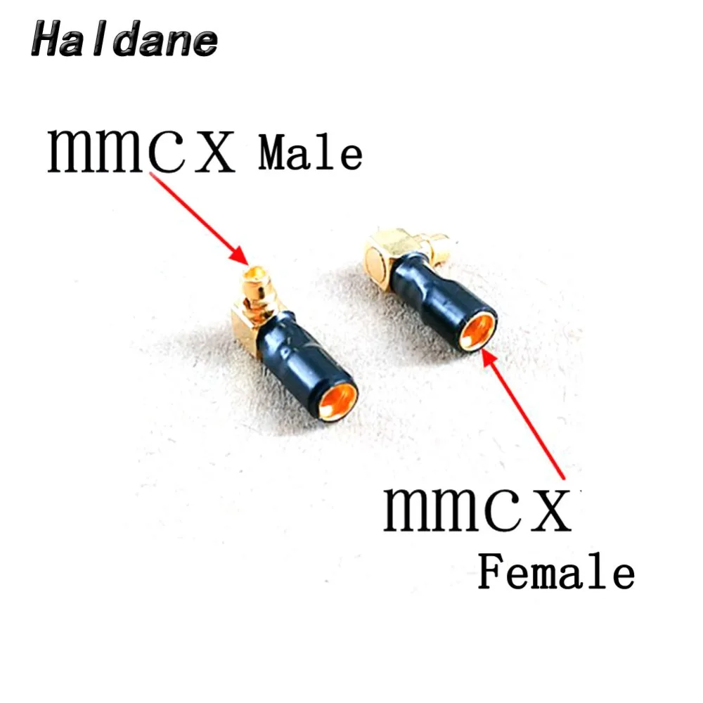 Haldane пара наушников разъем для F7200 F4100 ER4XR SR MMCX штекер MMCX Женский конвертер адаптер