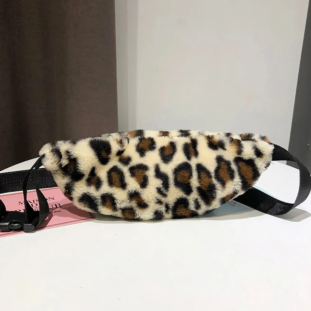Леопардовые напечатанные поясные сумки для женщин с широким ремнем на молнии, мягкие сумки, Япония и корейский стиль, карманы, Дамская универсальная нагрудная сумка