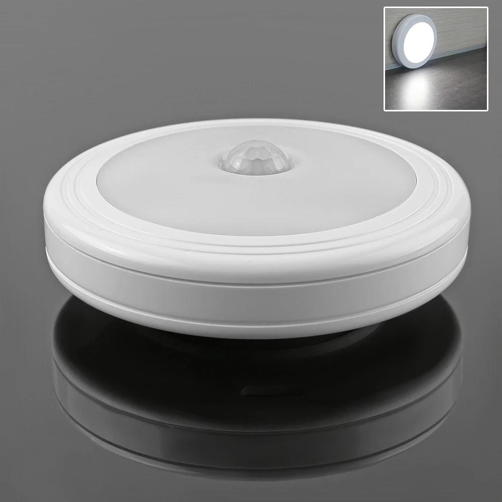 

M LED Intelligent Corridor Bathroom Automatic Sensor Battery Wall Lamp Magnetic Infrared IR Bright Motion Sensor Night Light