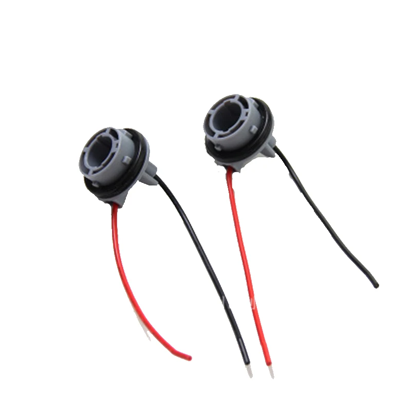 2PCS 1156 BA15S Car Tail Light Base Auto Lamp Holder Bulbs Adapter