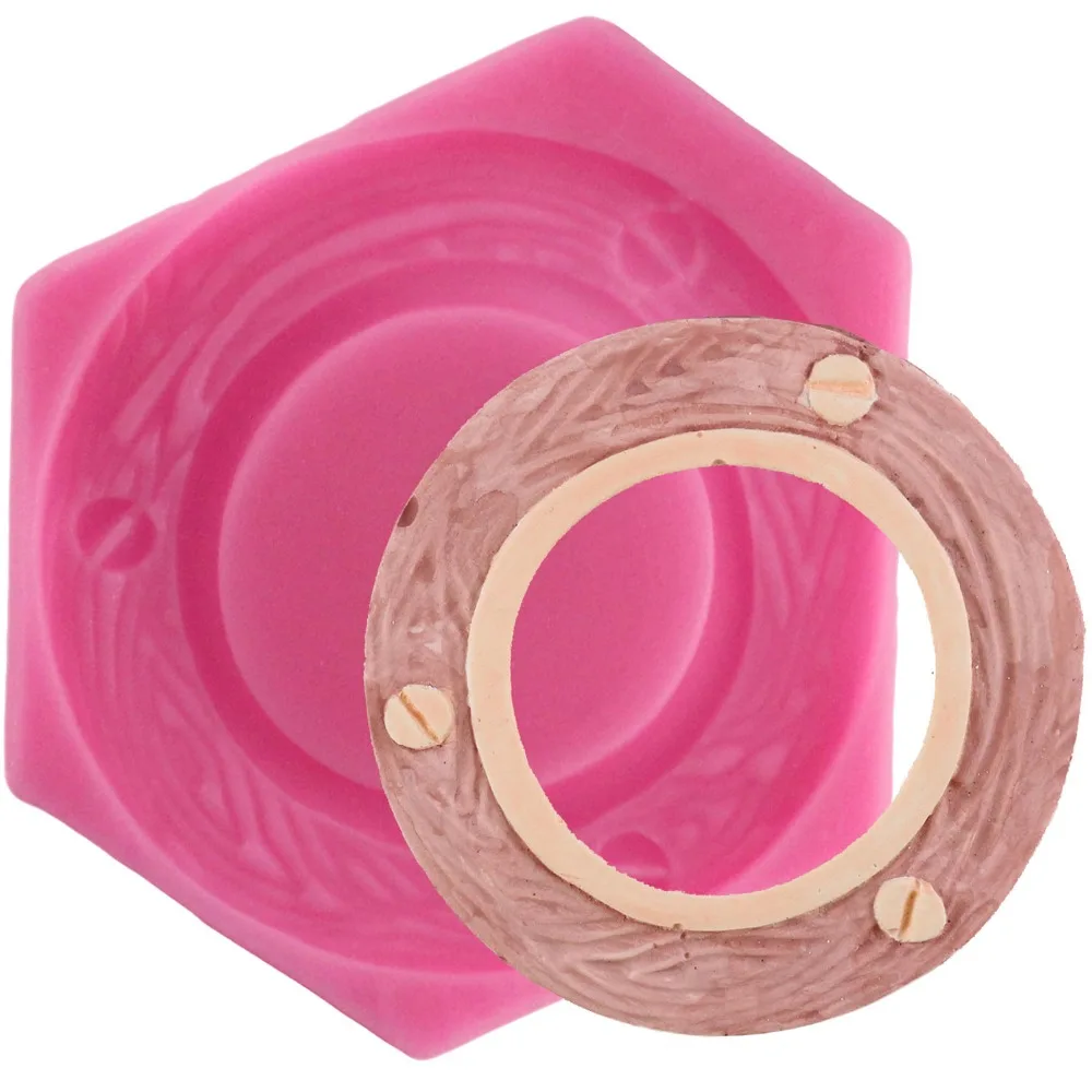 

European Pastry Antique Mirror Frame Fondant Cake Mold Silicone Mould Border Home Kitchen Pastry Tool