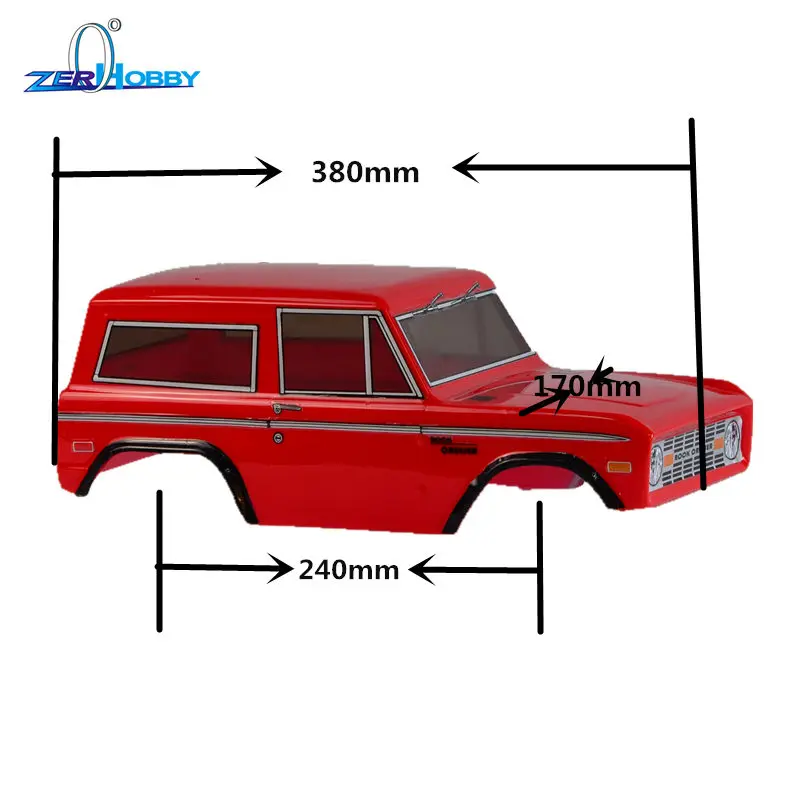 136100 RED BODYSHELL