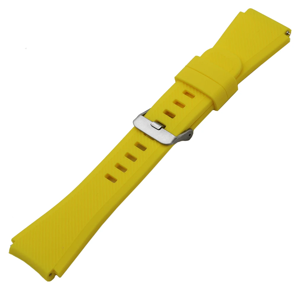 22 мм силиконовая резинка часы для LG G Watch W100/R W110/урбанистический W150 Quick Release смолы ремешок на запястье петли для ремня браслет