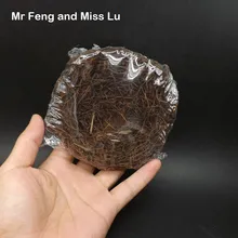 О каблук 10 см Диаметр Craft ручной работы Vine Браун Птичье гнездо природа подарок к празднику модель игрушки