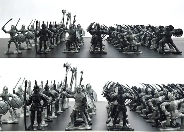 58X Children fight against playset Toys Rome soldiers And War Horses Ancient Rome Dolls 5-9cm(2.5") 2