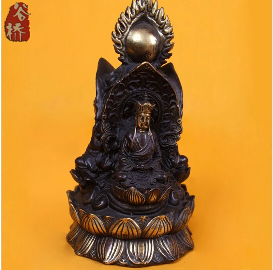 

B0601 417Bronze sculpture, copper crafts decoration bodhisattva buddha statue