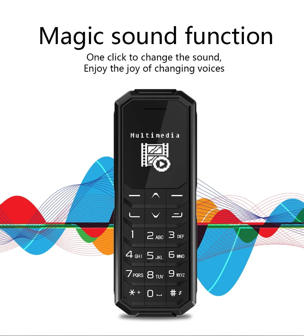 KK2 мини беспроводная гарнитура 0 66 &quotoled дисплей MTK6261 GSM 2G SIM Bluetooth микрофон громкой