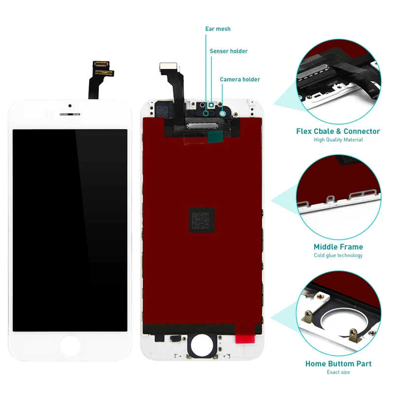 AAA +++ для iPhone 6 6S 7 ЖК дисплей Pantalla 5 5S 5C сенсорный экран в сборе Замена дисплея 100%
