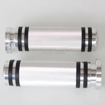

Motorcycle Aluminum Handlebar Hand Grips For Harley VRSC XL XR Dyna Softail Chopper Hand Grips Aluminum Handlebar