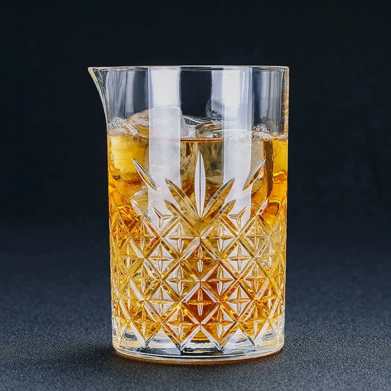 

700ml Glass Studded Cocktail Mixing Glass