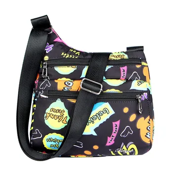 

Fashion cartoon printing Women shoulder bag crossbody bag large capacity waterproof nylon Women bag casual Women handbags bag