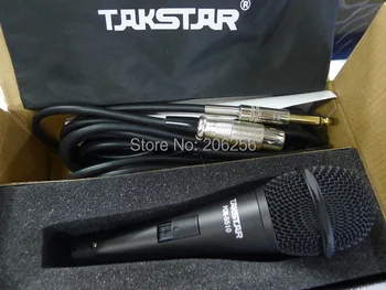

Free shipping TAKSTAR Condenser handheld wired Microphone PCM-5510 (Black) original wired 6m standard interface computer Karaoke