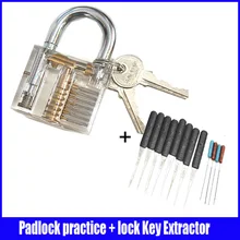 Лидер продаж, практический замок, замок для кутавэй и huk сломанный ключ экстрактор, набор слесарных инструментов