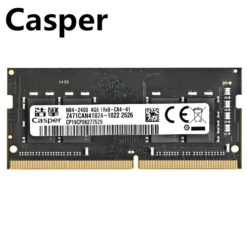 Casper DDR4 4 GB 2133 MHz 2400 MHz sodimm ОЗУ поддержка памяти ноутбука Memoria notebook Module Stick Bar пожизненная Гарантия