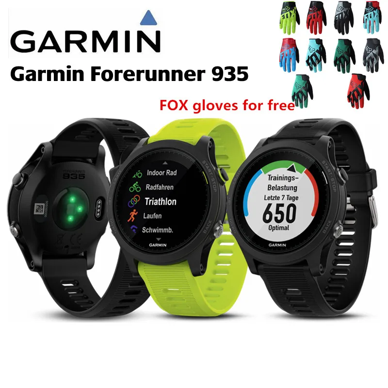 

Garmin Forerunner 935 GPS Multisport Smartwatch - black fluo green Triathlon bicycle run swimming smart Watch computer