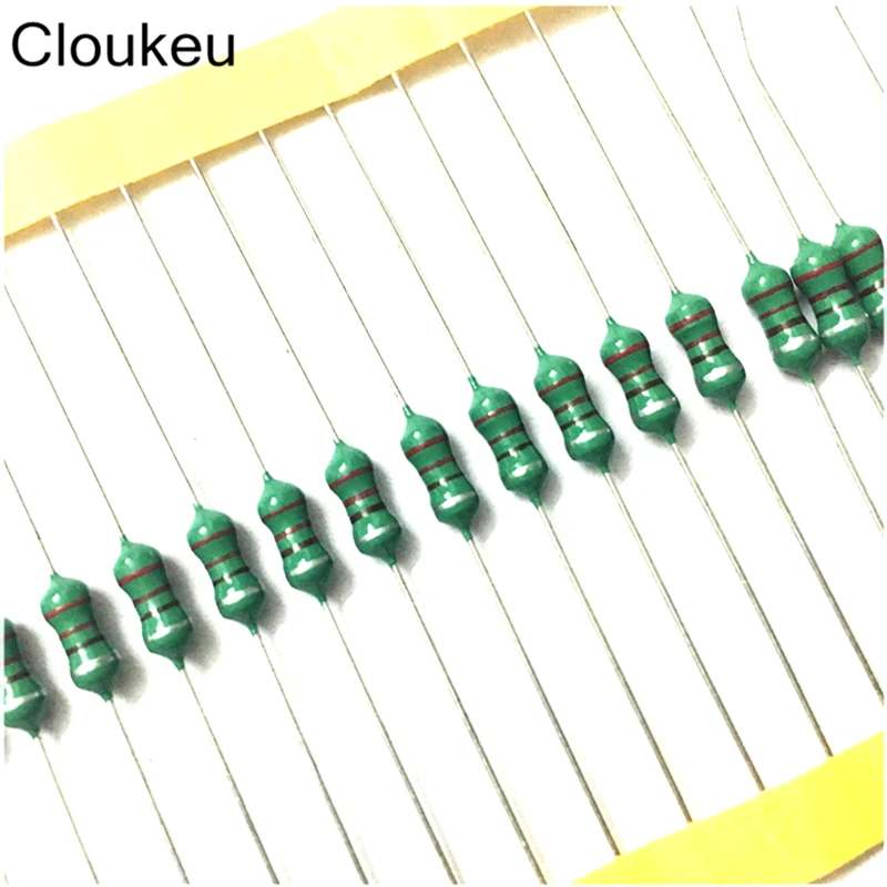 

20Pcs 0410 Color ring inductance 1/2w Inductor 1/2.2/3.3/4.7/6.8/10/22/27/33/47/68/82/100/150/180/220/390/470/560/820/1000 uH MH