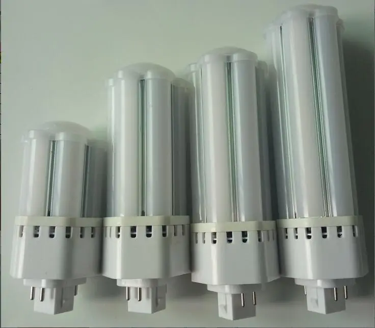 

Free Ship 10W 12W 16W 20W LED PLC Lamp 4-pin Base CFL/Compact Fluorescent Lamp Replacement 360 Beam Angle LED PL Recessed Bulb
