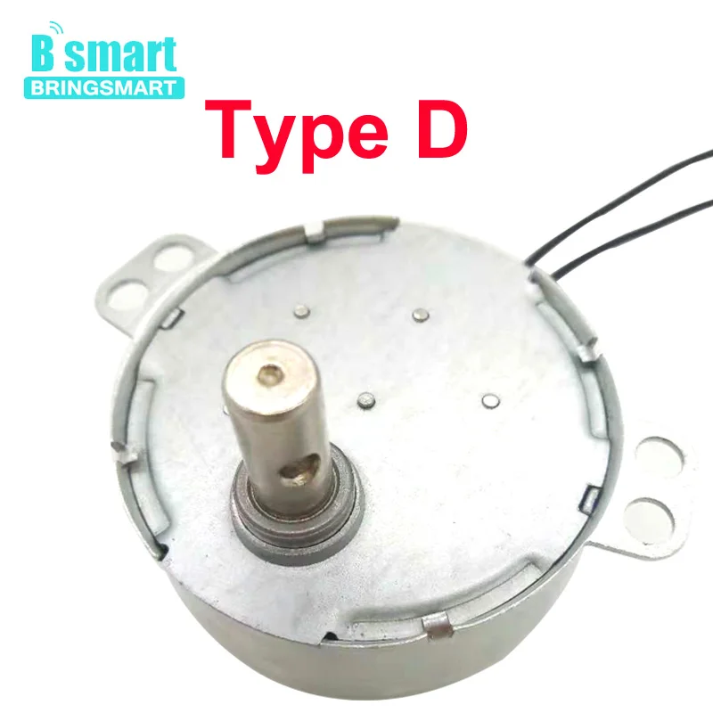 Bringsmart телефон синхронный двигатель 0 9 ~ 70 об/мин постоянная магнитола 5V 6V 9V 12V 24V 110V