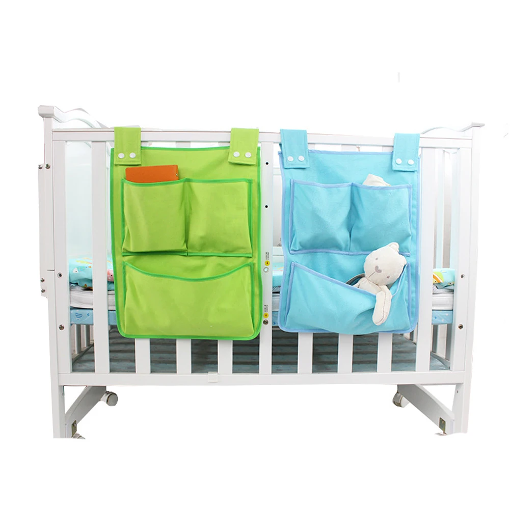 Детская кровать многофункциональная подвесная сумка для хранения новорожденных прикроватная кроватка Органайзер подгузники с карманами для малышей высококачественный Детский Комплект постельного белья