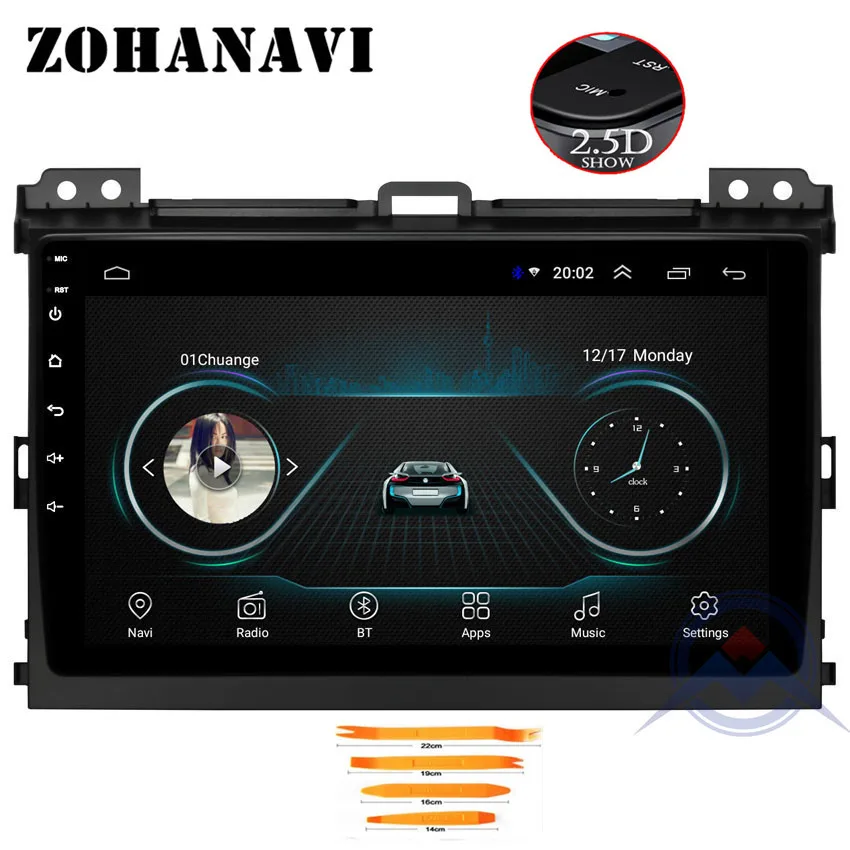 

ZOHANAVI Android 8.1 For Toyota Prado 120 2004-2009 Lexus GX470 Bluetooth Car DVD Radio GPS navigation