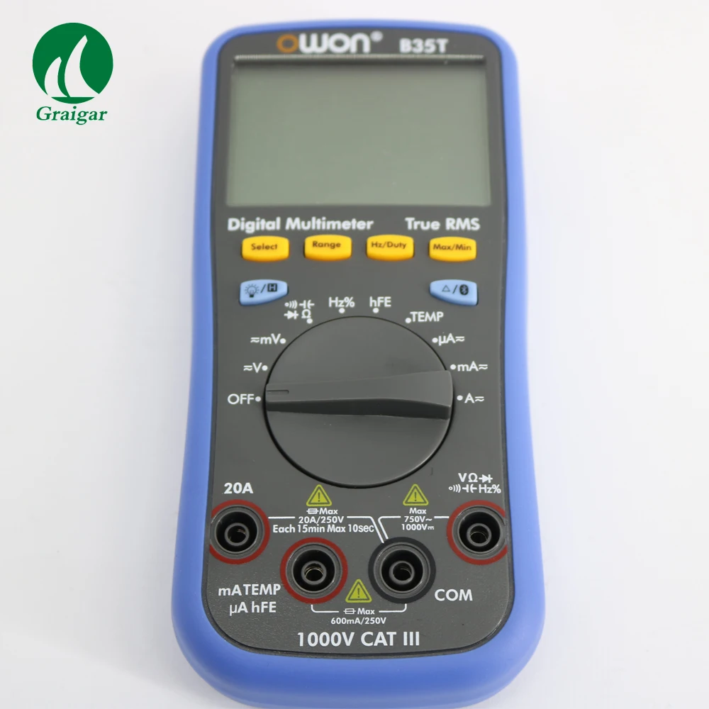 OWON B35T цифровой мультиметр Bluetooth Android Apple Datalogger + DMM измеритель температуры|temperature