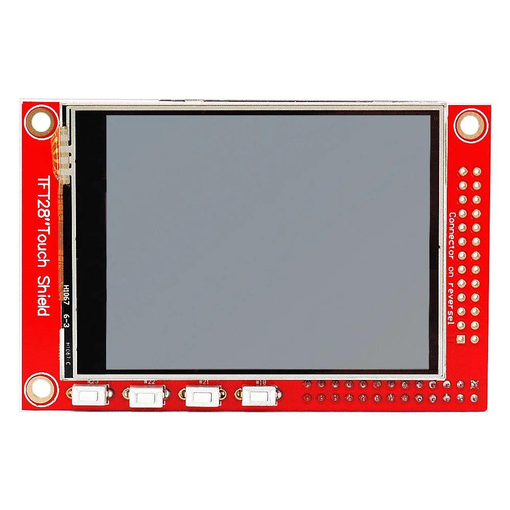 

KEYES 2.8 TFT 320 x 240p Touchscreen Display Module for Raspberry Pi B+ / B - Red