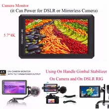 (Может корабль из Германии) feelworld F6 5,7 «ips 4 К HDMI Камера монитор для DSLR или беззеркальных Камера он может Мощность для Камера