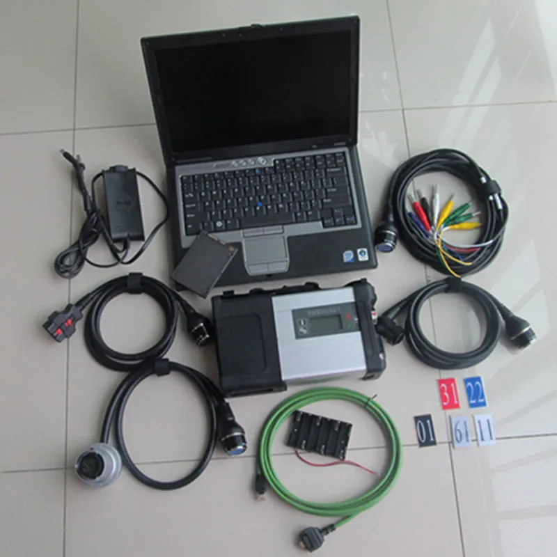  Auto werkzeug MB STAR SD C5 V2019.12 software in SSD und D630 laptop diagnose scanner tool Mb star 