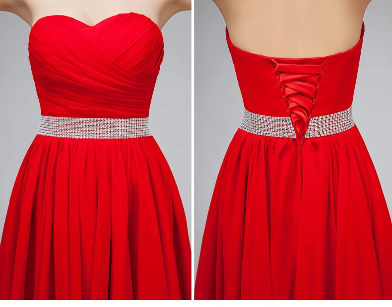 2019 Новое поступление подружки невесты платья для Свадебная вечеринка красный элегантные модные женские туфли торжественное платье