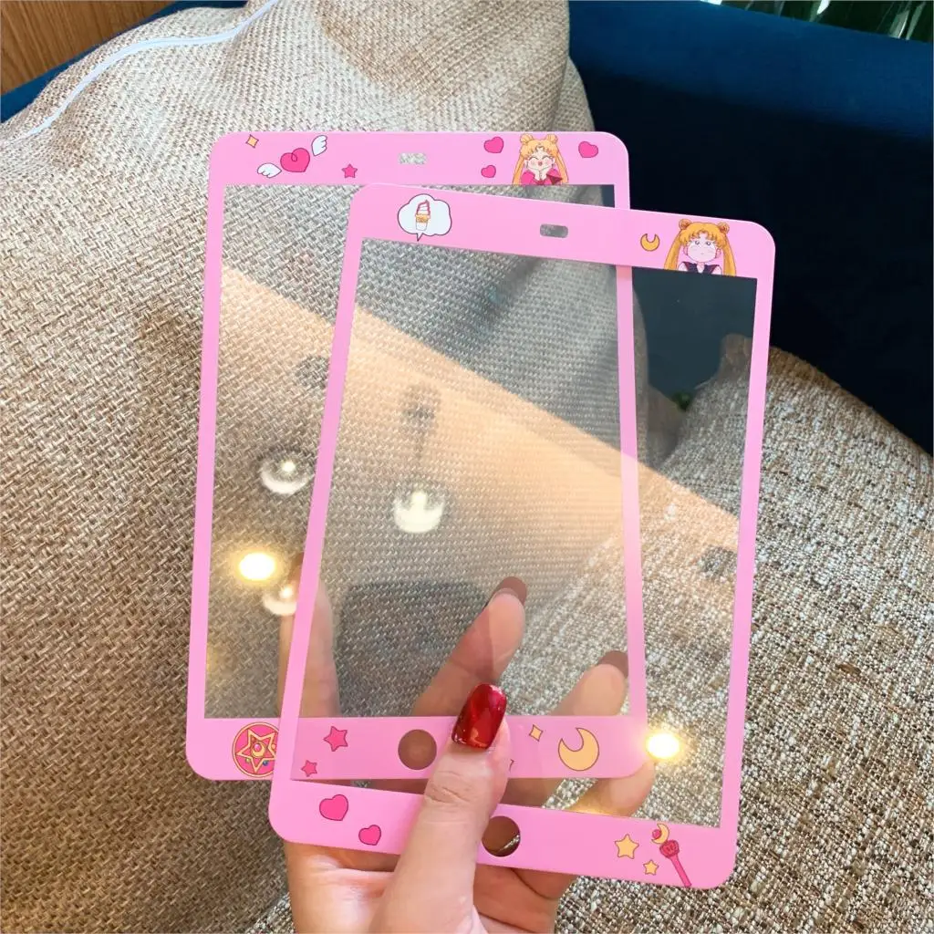 

7.9 inch Tempered Glass Protective Glass For Apple iPad Mini 4/Mini 5 Front Film Screen Protector Cartoon Sailor Moon Cover