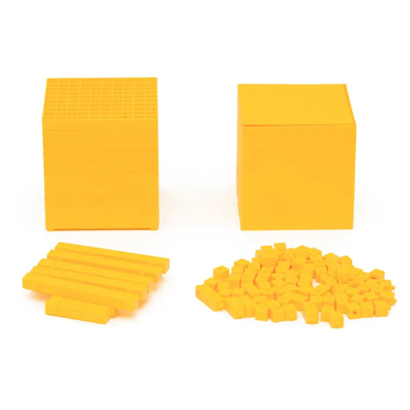 Montessori Math Toys Montessori Decimal Cube Preschool Educational Early Learning Toys For Children Juguetes Brinquedos MI2844H