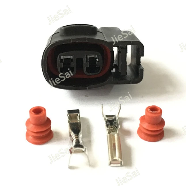 

2 Pin Female Automotive Connector For Kia Ignition Coil Ignition Coil Connector CVVT Fuel Injector Connector Wiring Auto Plug