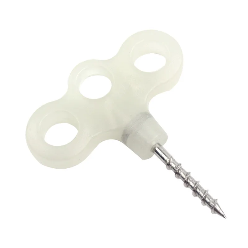

5Pcs/Set Glow In Dark Camping Hiking Climbing Travel Tent Nail Peg Screw Spike Stakes Outdoor Tools