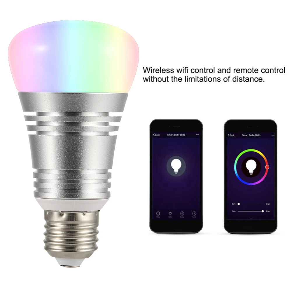 

WiFi Smart LED Light Bulb 16 Million Colours Bulbs for Google Home Amazon Alexa SKD88