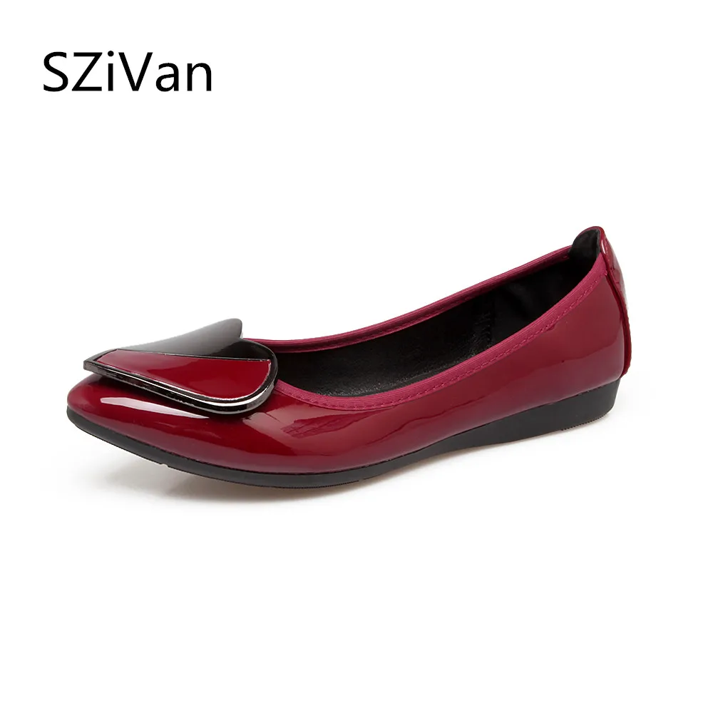 

Spring Women Casual Ladies Ballet Flats Fashion Point Toe Flat Shoes Women Foldable Summer Flats Soft Woman Shoes Big Size 42