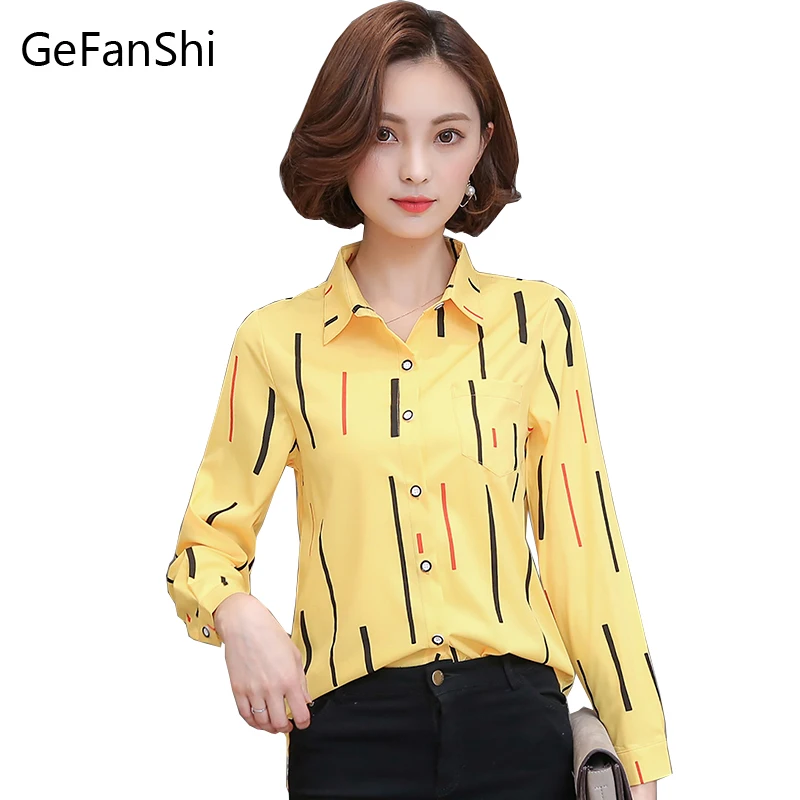 Popular Yellow Top-Buy Cheap Yellow Top Lots From China Yellow Top S-XXL 2017 Spring Summer Women Blouses Fashion Striped Print Shirt Chiffon Ladies Office Shirt - Popular Yellow Top-Buy Cheap Yellow Top Lots From China Yellow Top