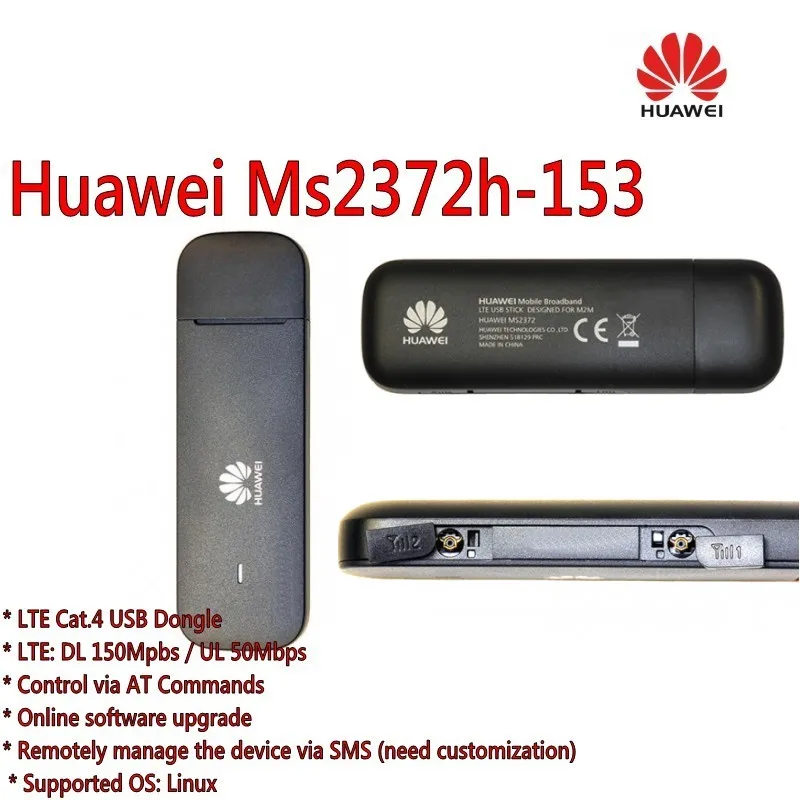 Открыл Huawei ms2372h-153 с Телевизионные антенны 4 г LTE 150 Мбит usb-модем, Мобильный Wi-Fi Dongle и 4 г USB Wi-Fi ключ PK e8278 e8377