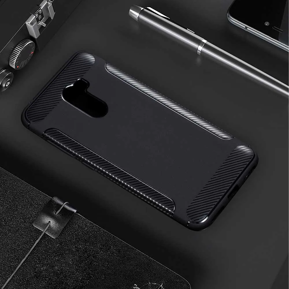 cheap NORTHFIRE Phone Case For Xiaomi MI 8 6X Pocophone F1 Carbon Fiber Soft Silicone Case For Redmi 4A 5A 5 6 6 Pro Note 4 5 6 Cover