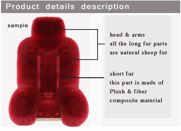 Универсальные чехлы для сидений автомобиля, зимние подушки, шерстяные подушки, 5 чехлов для сидений/набор тепловых плюшевых овечьей кожи